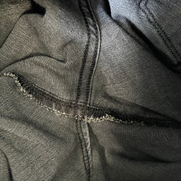 Frame Jeans Women's Le High Flare Size 29 Black Raw Hem Black Cropped High Waist - Picture 8 of 11